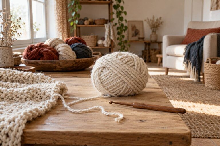 Crochet pour une tricoteuse : les cinq points qui suffisent